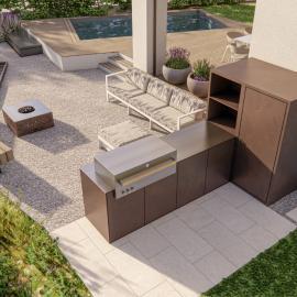 Outdoorküche und Terrassengestaltung